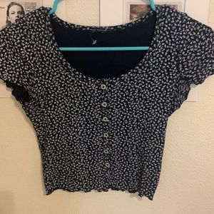 brandy melville button top